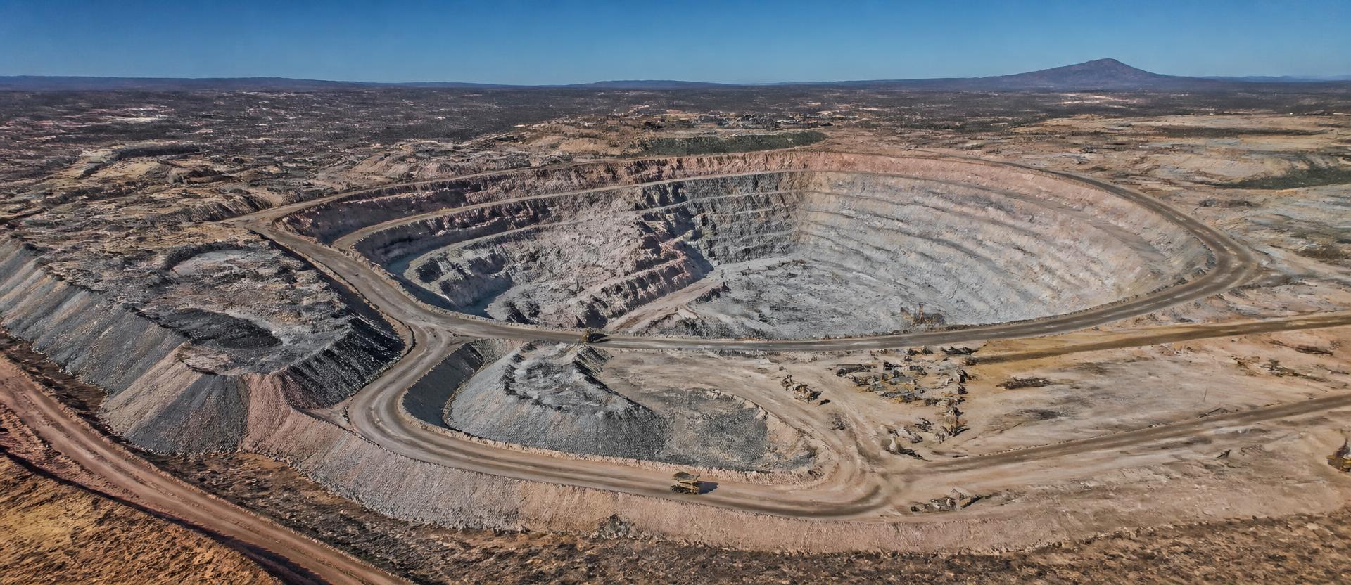 Aerial survey imagery — Mining