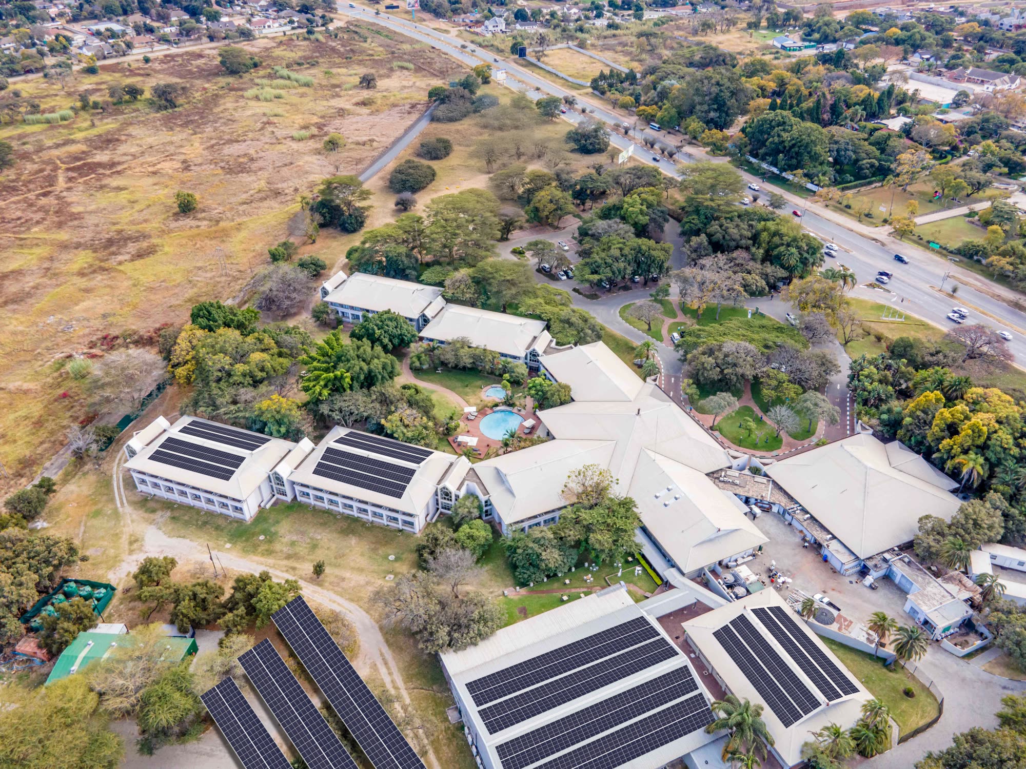 Rooftop solar installation