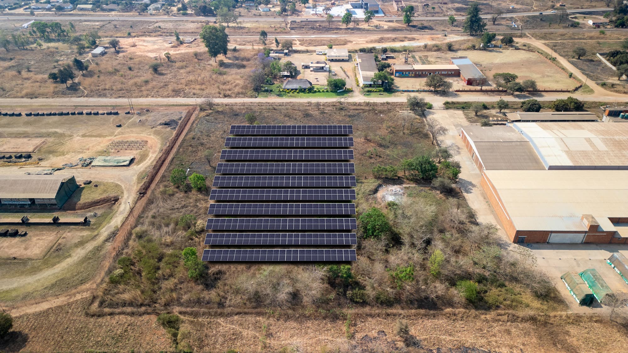 Ground-mount solar array